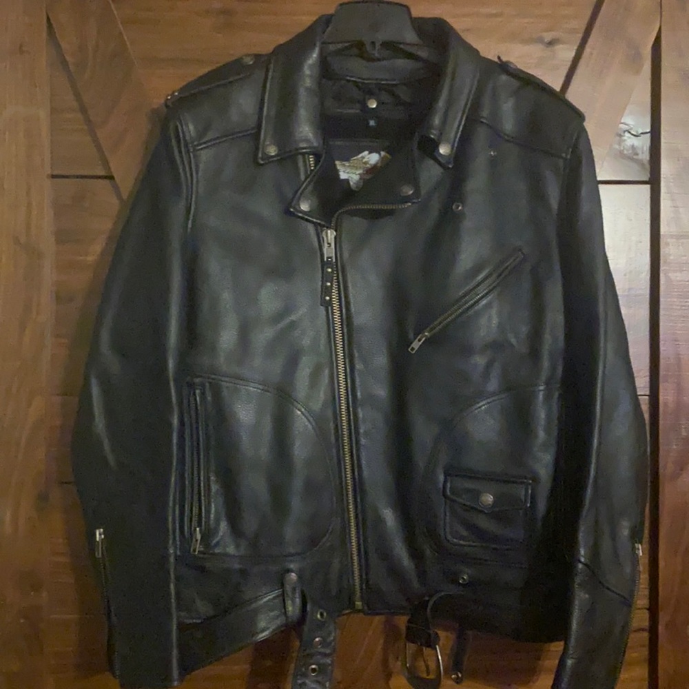 HARLEY DAVIDSON LEATHER JACKET BLACK